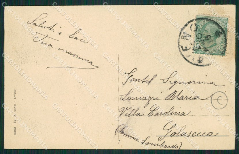 Varese Laveno cartolina QK9595 – retro