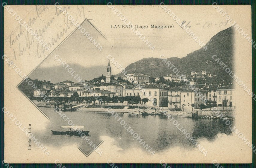 Varese Laveno cartolina QK9612 – fronte
