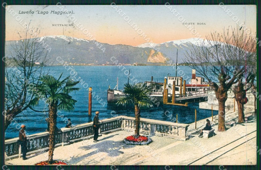 Varese Laveno Battello ABRASA cartolina QK9617 – fronte