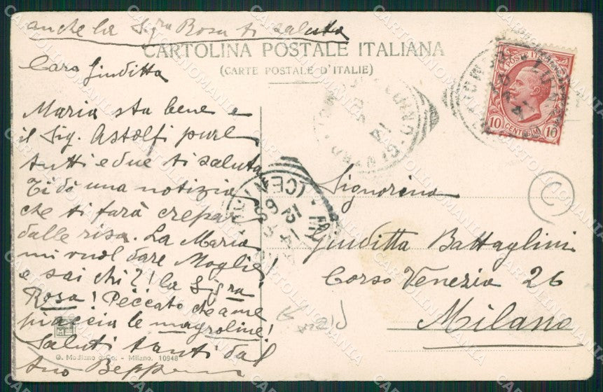 Varese Laveno PIEGA cartolina QK9618 – retro