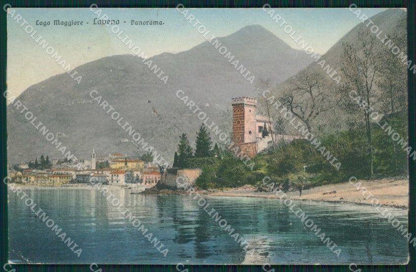 Varese Laveno PIEGHINA cartolina QK9620 – fronte