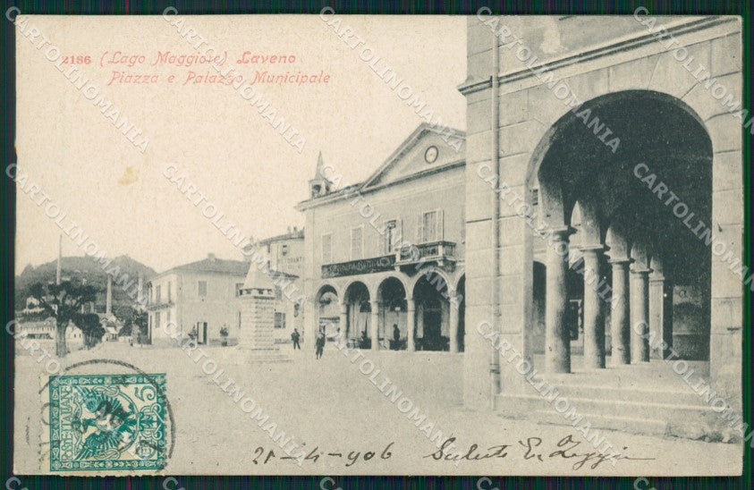 Varese Laveno cartolina QK9642 – fronte