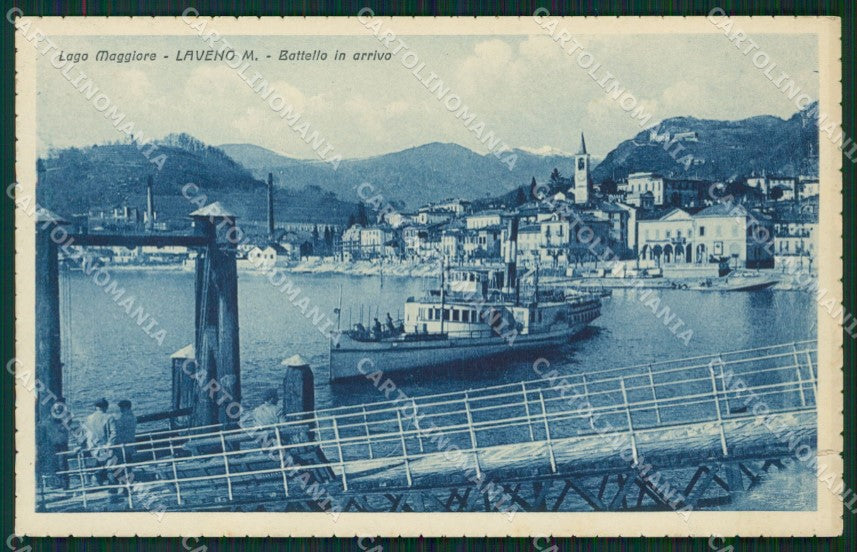 Varese Laveno Battello STRAPPINO cartolina QK9655 – fronte
