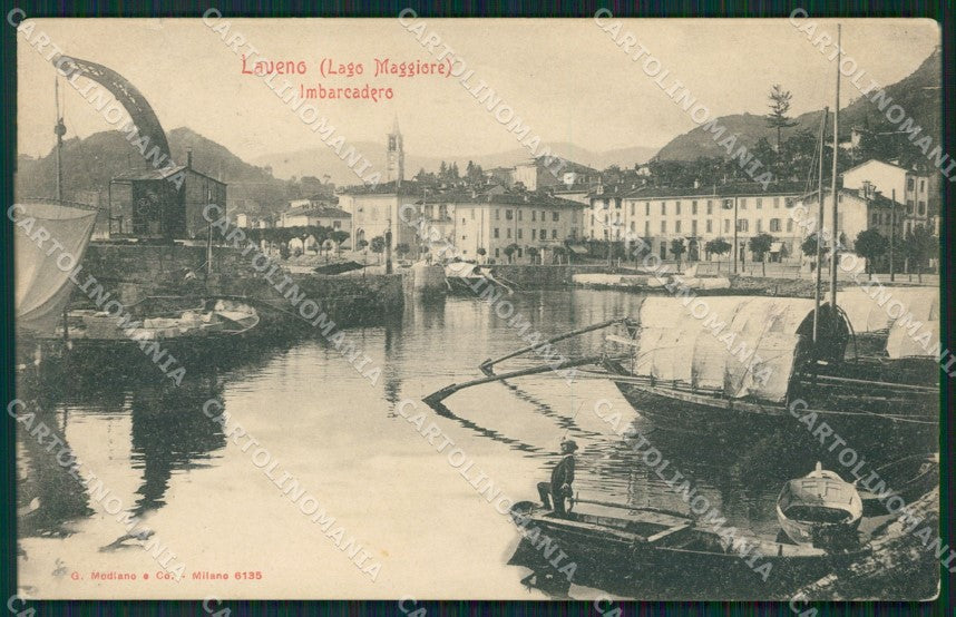 Varese Laveno STRAPPINO cartolina QK9658 – fronte