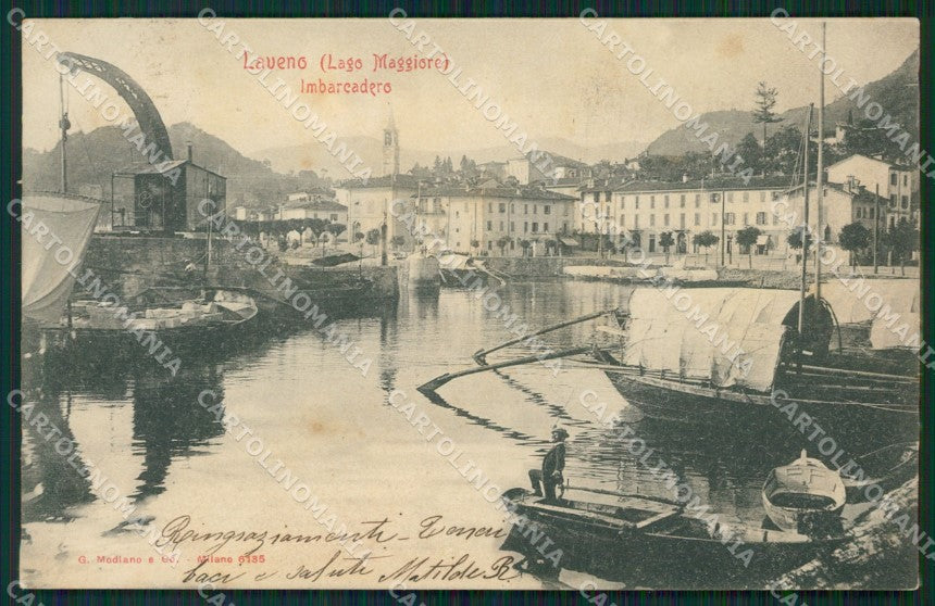 Varese Laveno cartolina QK9661 – fronte