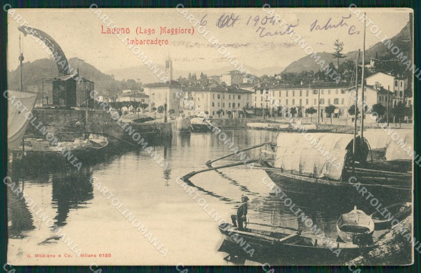 Varese Laveno cartolina QK9662 – fronte