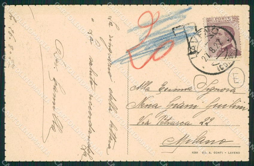 Varese Laveno Battello cartolina QK9663 – retro