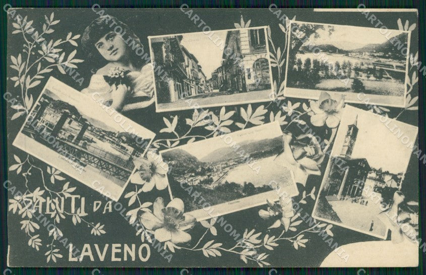 Varese Laveno Saluti da cartolina QK9674 – fronte