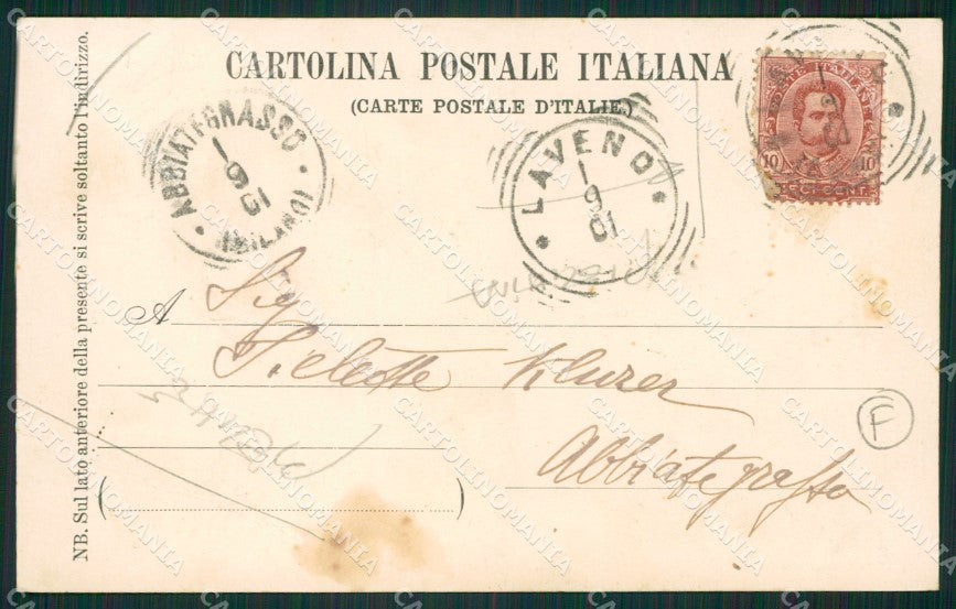Varese Laveno PIEGHE cartolina QK9677 – retro