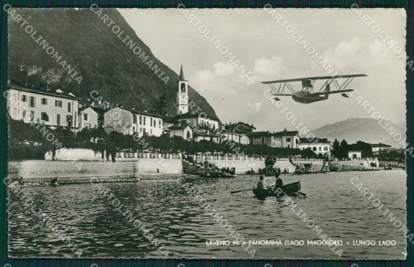 Varese Laveno Idrovolante PIEGHINA foto cartolina QK9684 – fronte