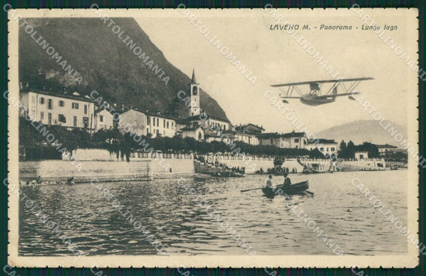 Varese Laveno Idrovolante cartolina QK9686 – fronte
