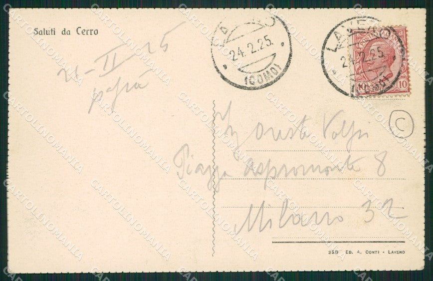 Varese Laveno Cerro cartolina QK9694 – retro
