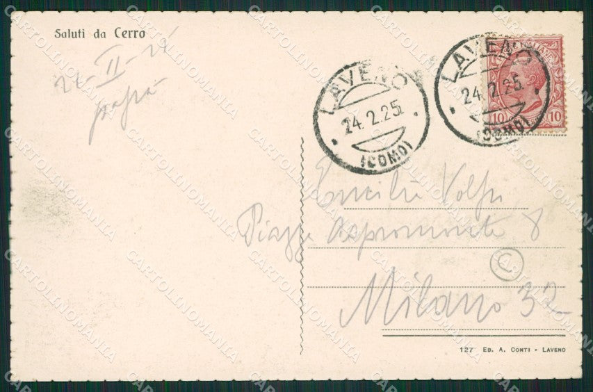 Varese Laveno Cerro cartolina QK9695 – retro