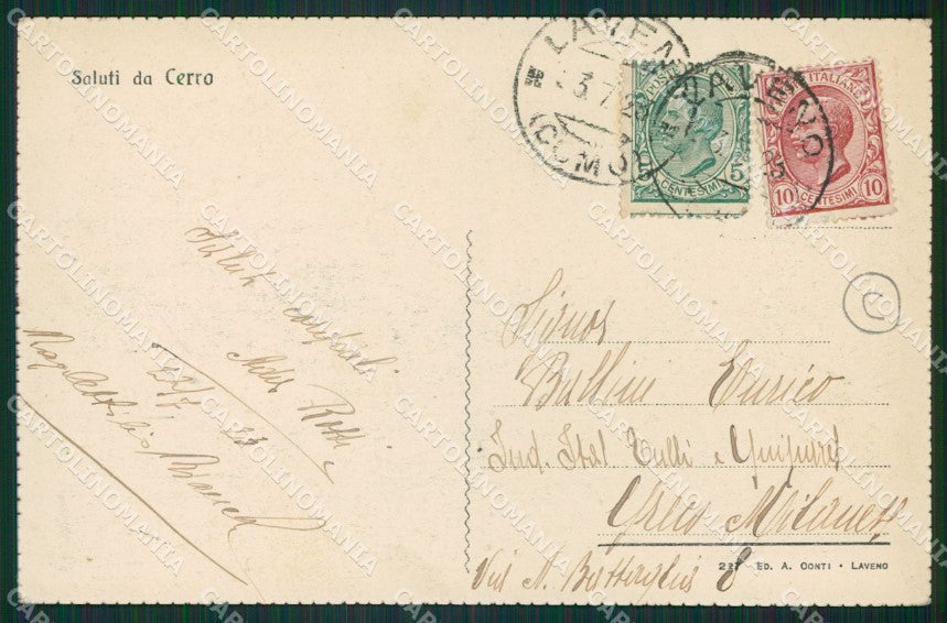 Varese Laveno Cerro cartolina QK9697 – retro