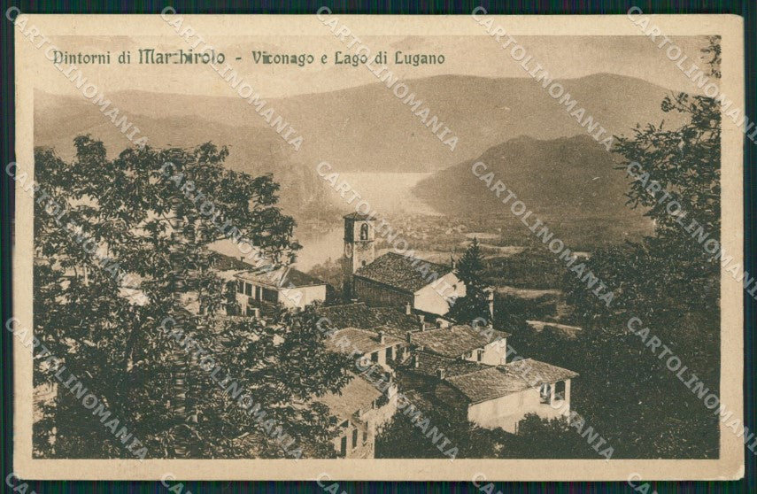 Varese Marchirolo Viconago PIEGHINA cartolina QK9703 – fronte
