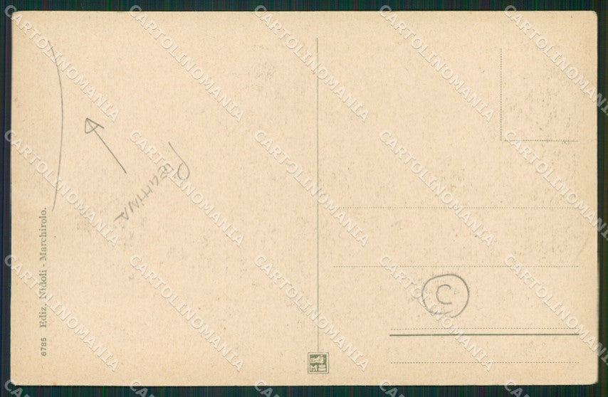 Varese Marchirolo Viconago PIEGHINA cartolina QK9703 – retro