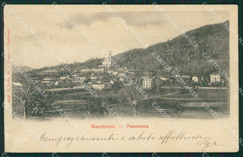 Varese Marchirolo ABRASA cartolina QK9704 – fronte