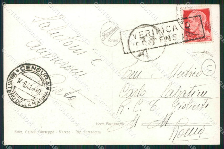 Varese Marchirolo foto cartolina QK9715 – retro