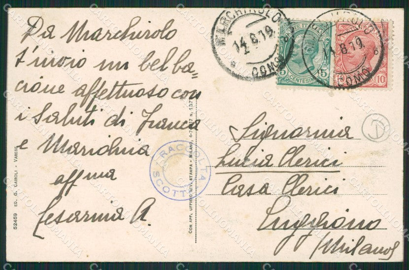Varese Marchirolo cartolina QK9727 – retro