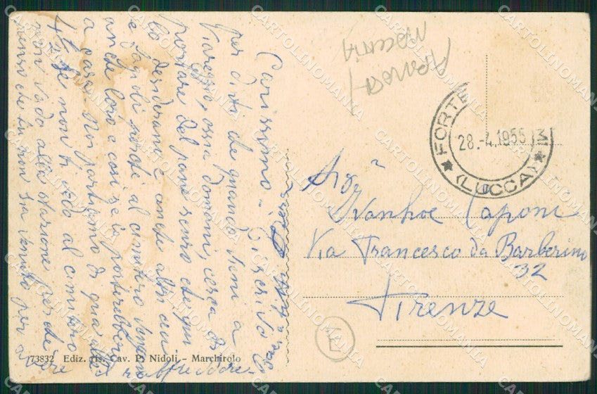 Varese Marchirolo MACCHIA ABRASA cartolina QK9736 – retro