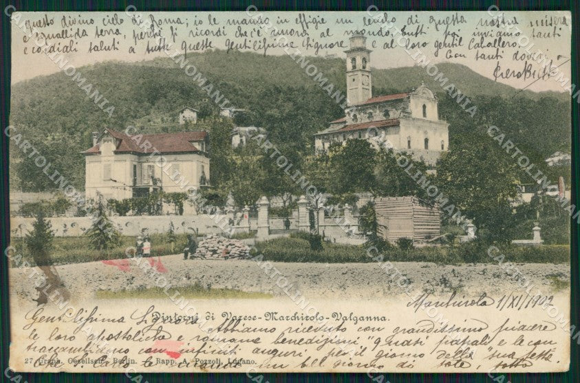 Varese Marchirolo Valganna cartolina QK9747 – fronte