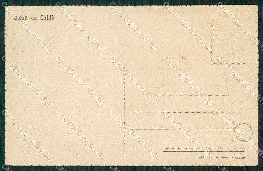 Varese Caldè cartolina QK9751 – retro