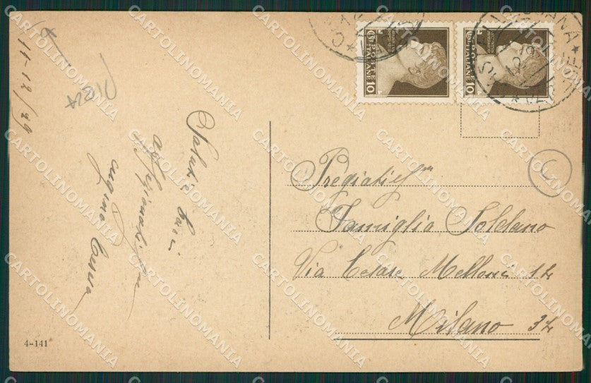 Varese Caldè PIEGA cartolina QK9760 – retro
