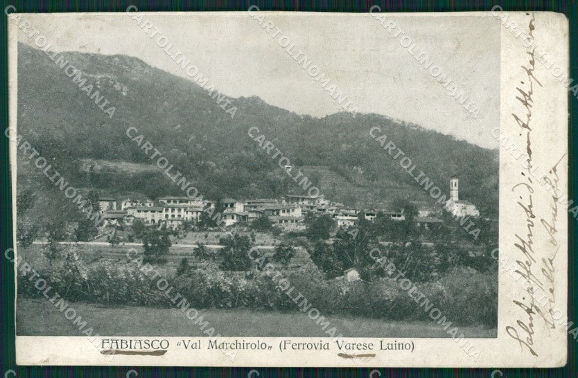 Varese Fabiasco cartolina QK9768 – fronte