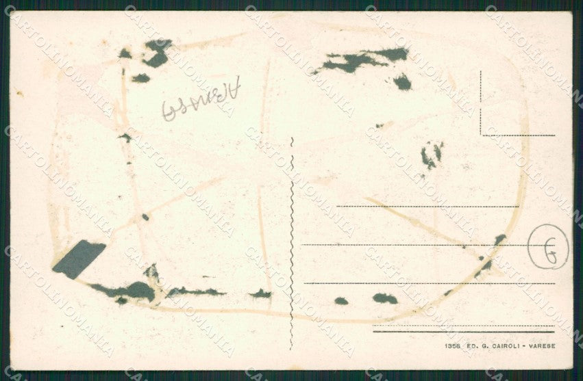 Varese Fabiasco ABRASA cartolina QK9772 – retro