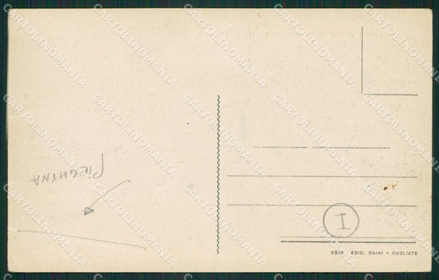 Varese Cugliate Gallarate Capre PIEGHINA cartolina QK9773 – retro