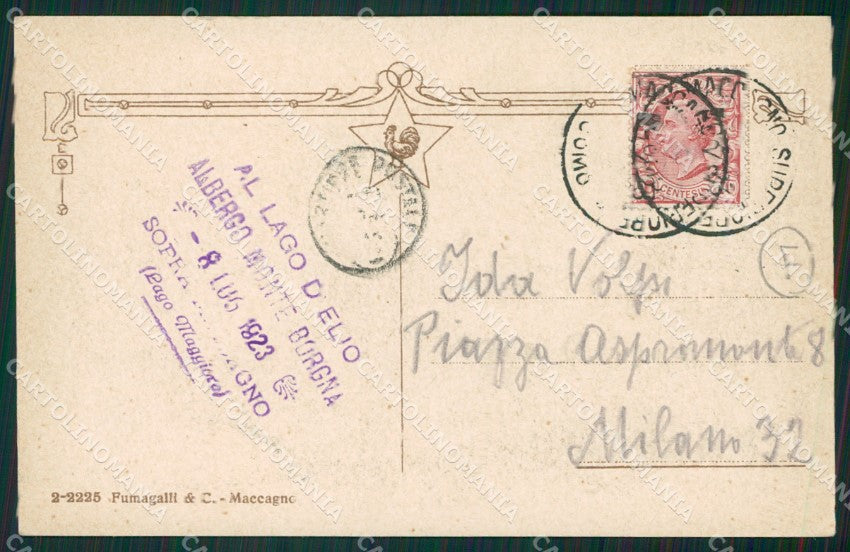 Varese Campagnano cartolina QK9783 – retro