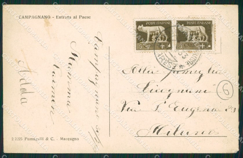 Varese Campagnano cartolina QK9784 – retro