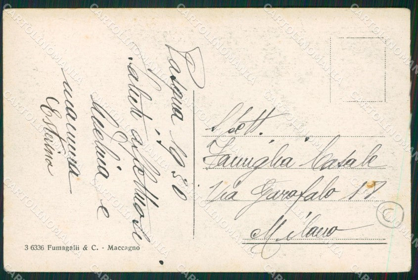 Varese Graglio cartolina QK9785 – retro