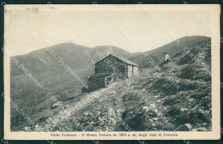 Varese Val Veddasca Alpe Forcora Monte Paione PIEGA cartolina QK9797 – fronte