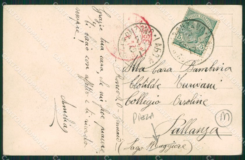 Varese Tronzano Ronco Scigolino PIEGA cartolina QK9809 – retro