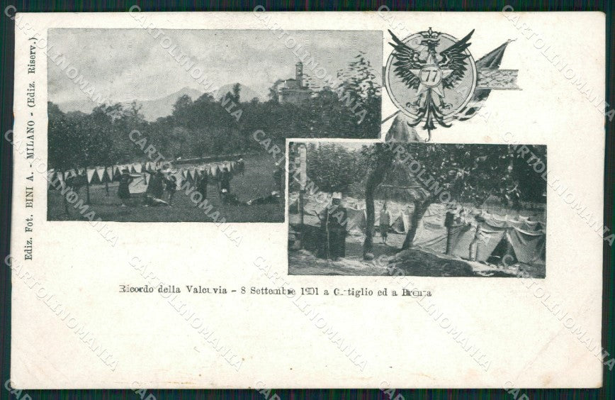 Varese Brenta Cittiglio Militari Valcuvia cartolina QK9812 – fronte