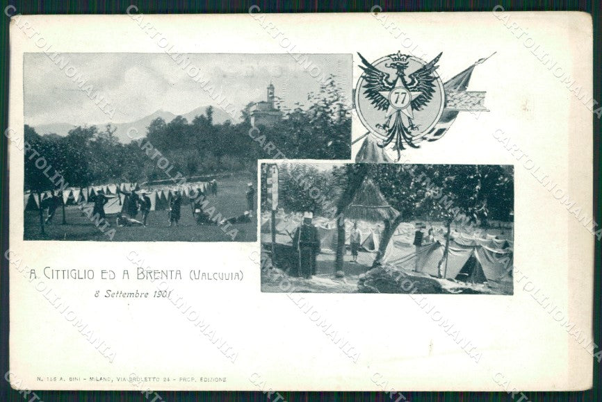 Varese Brenta Militari Valcuvia cartolina QK9813 – fronte