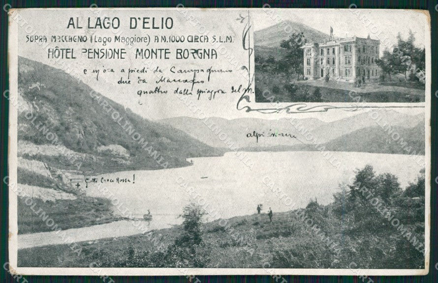 Varese Maccagno Lago Elio cartolina QK9822 – fronte