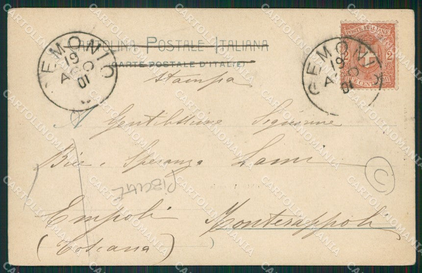 Varese Gemonio PIEGHE cartolina QK9850 – retro