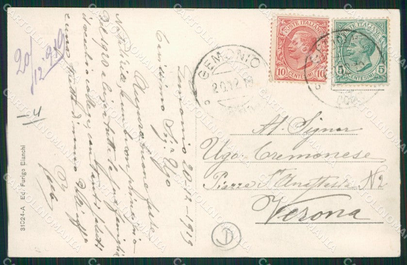 Varese Gemonio cartolina QK9852 – retro