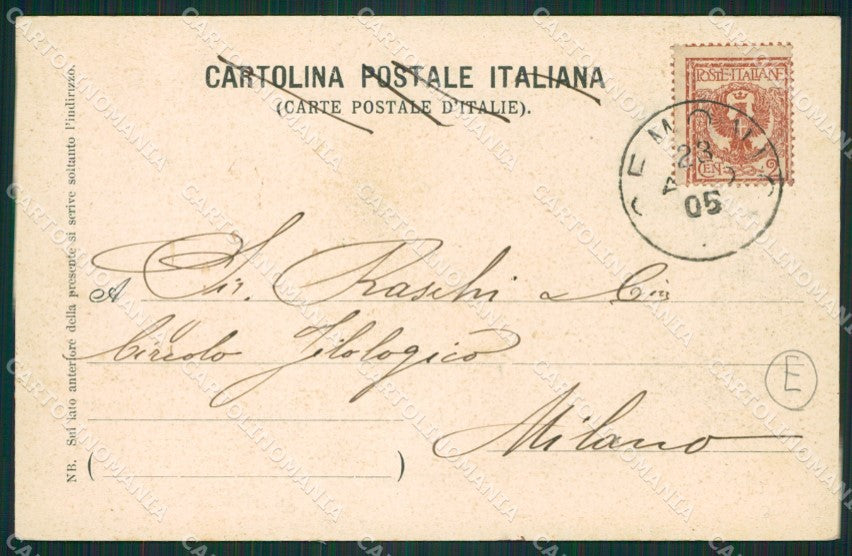 Varese Gemonio cartolina QK9858 – retro