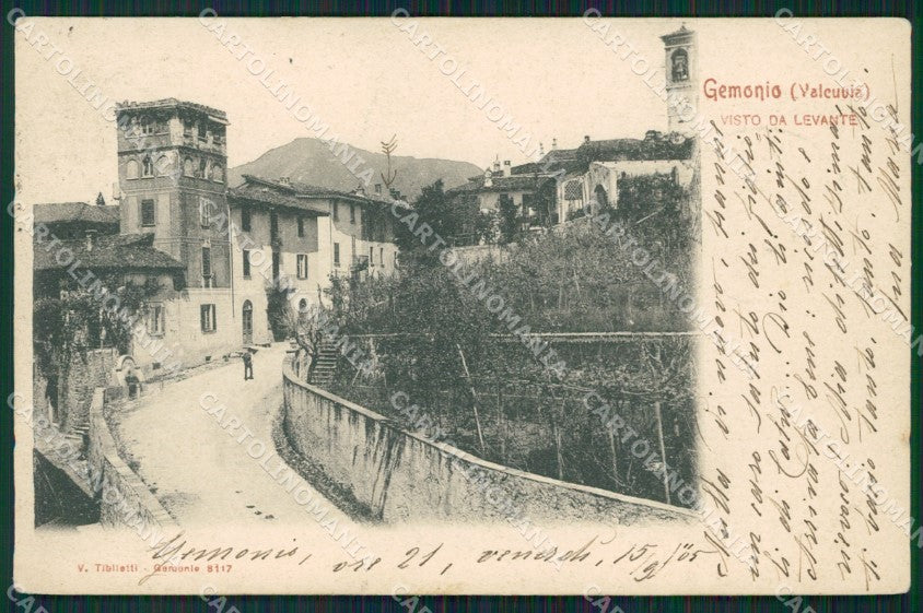 Varese Gemonio cartolina QK9862 – fronte