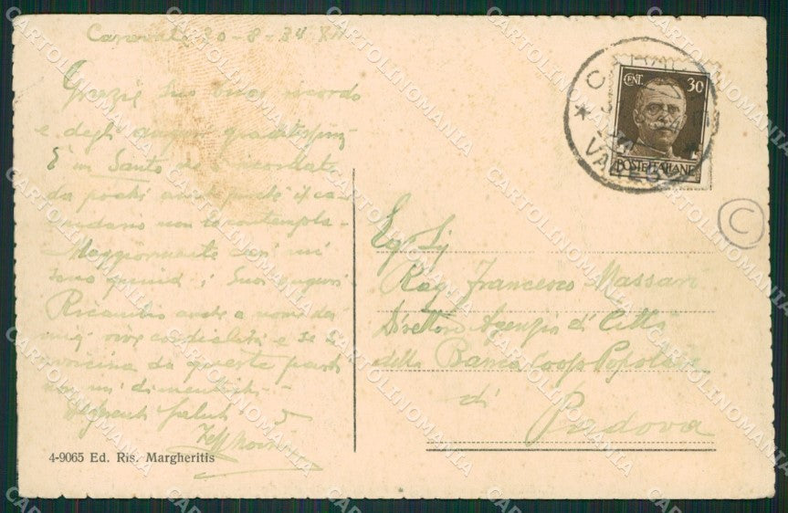 Varese Cavarate cartolina QK9867 – retro