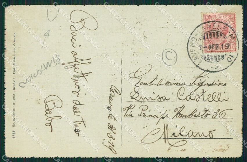Varese Cavarate STRAPPINO cartolina QK9868 – retro