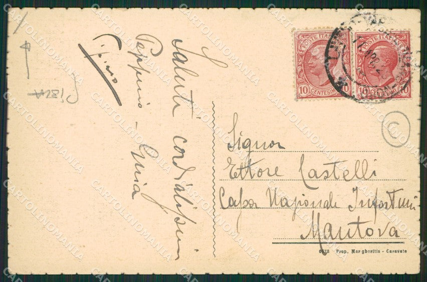 Varese Cavarate PIEGA cartolina QK9872 – retro