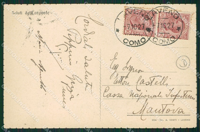 Varese Cavarate cartolina QK9878 – retro