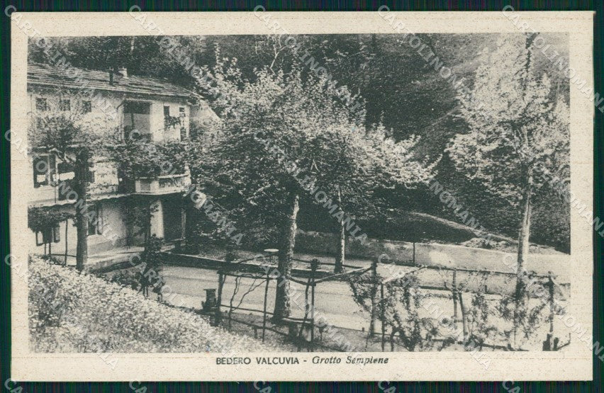 Varese Bedero Crotto Sempione cartolina QK9910 – fronte