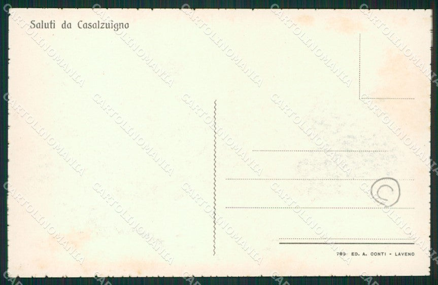 Varese Casalzuigno cartolina QK9921 – retro