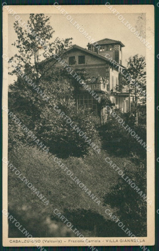 Varese Casalzuigno Carriola cartolina QK9924 – fronte