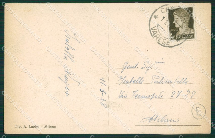 Varese Casalzuigno Carriola cartolina QK9924 – retro